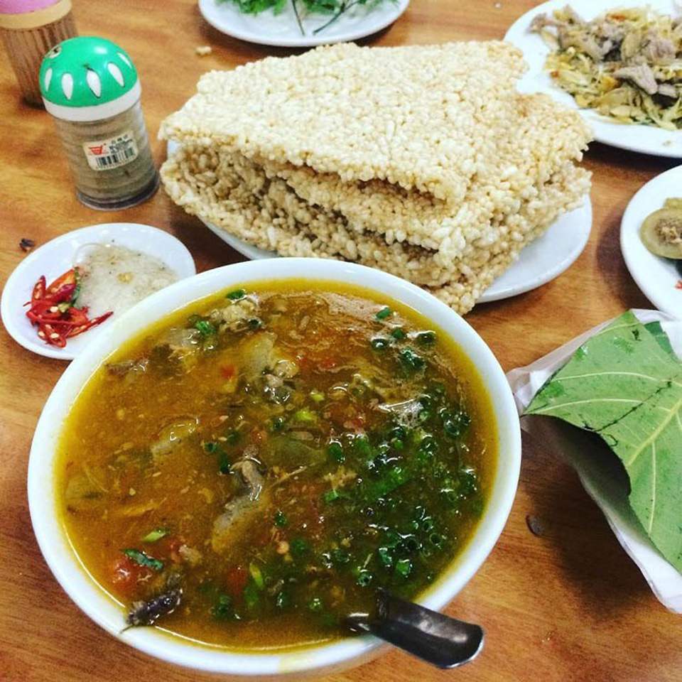 Mountain Goat and the famous Crispy Rice (Cơm Cháy)