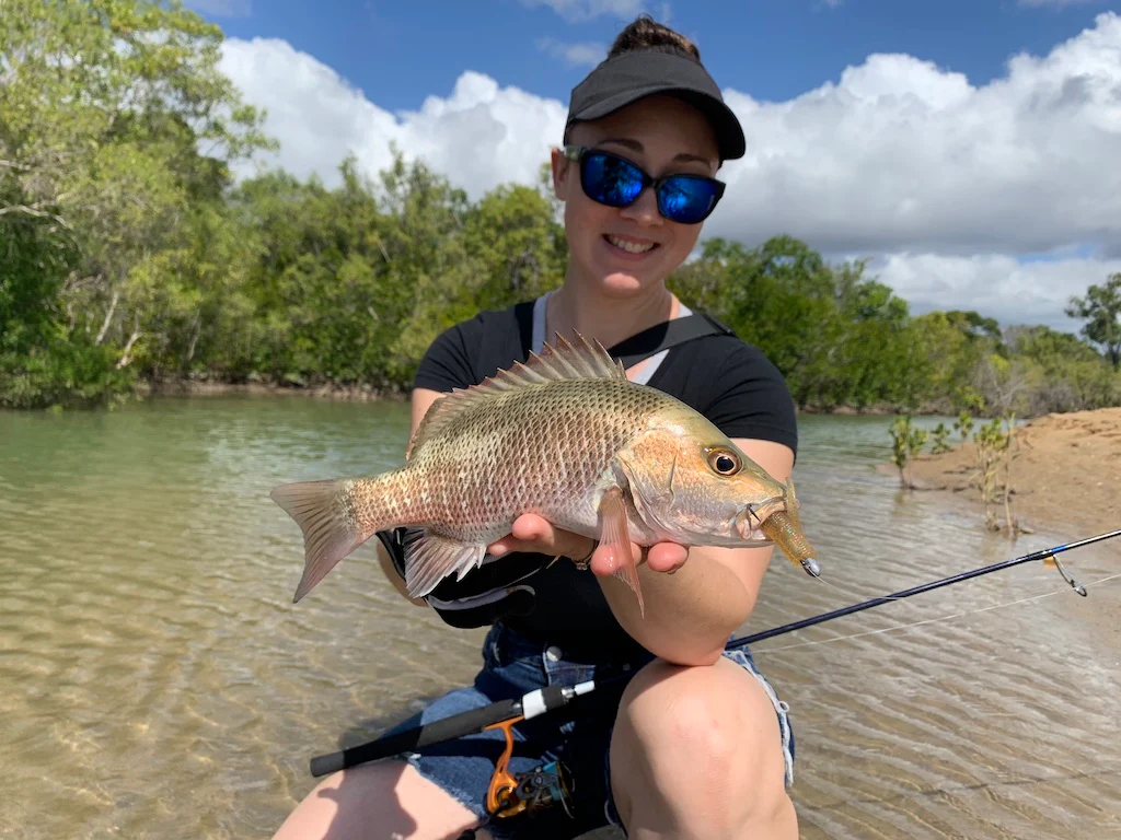 mangrove jack viet nam fishing tour trip mekong delta river