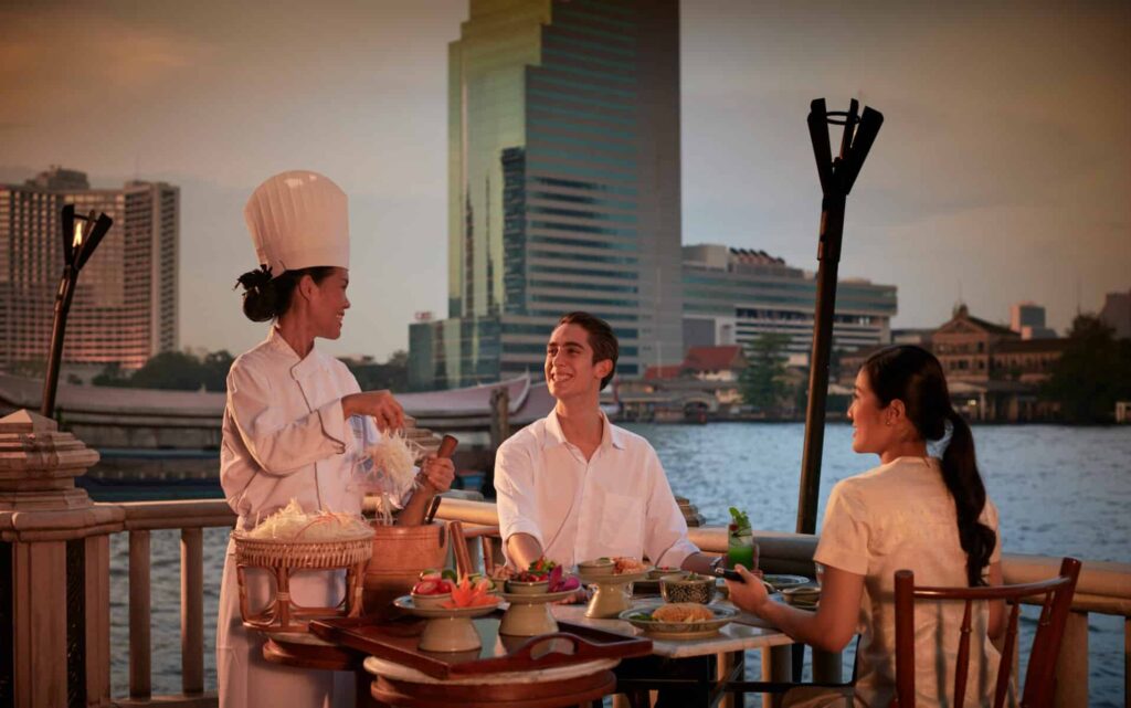 We can book you a romantic dinner on a cruise ship in Bangkok, Thailand for Valentine's Day, February 14th, 2026.
