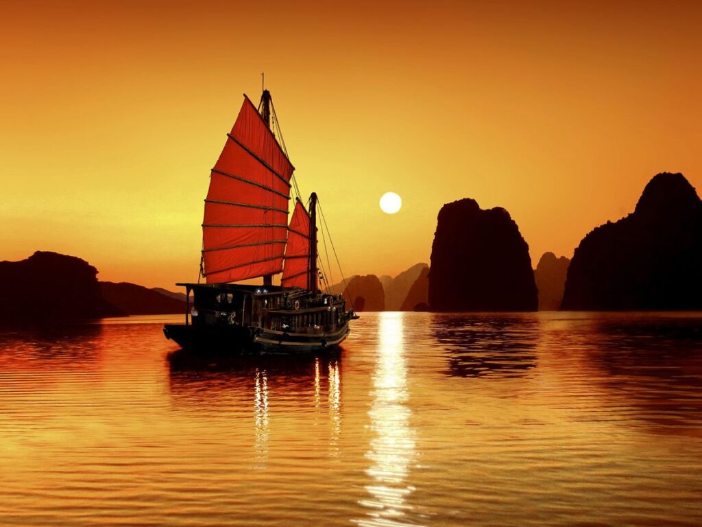 halong-bay-sunset-vietnam-fishing-tours-trips-travel-anglers-summer-2026