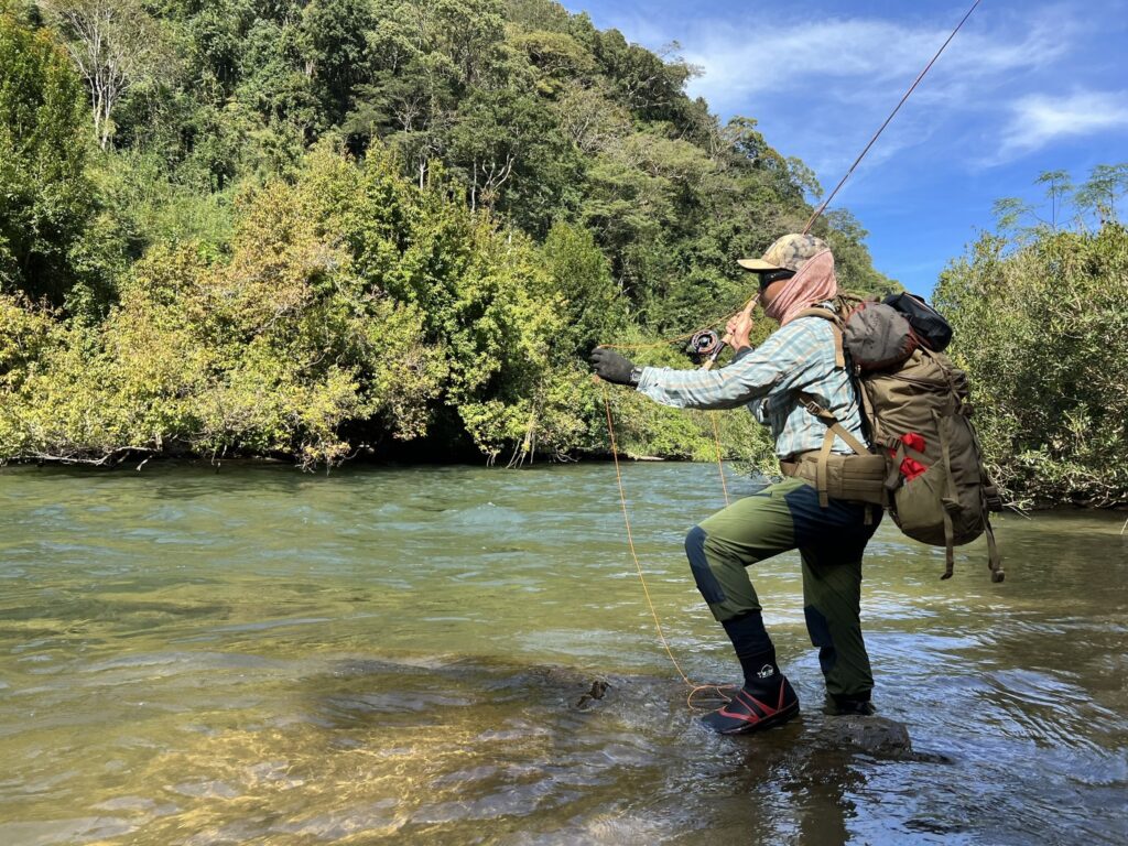 Cast your fishing line into the pristine blue waters of the streams in Ha Tinh.