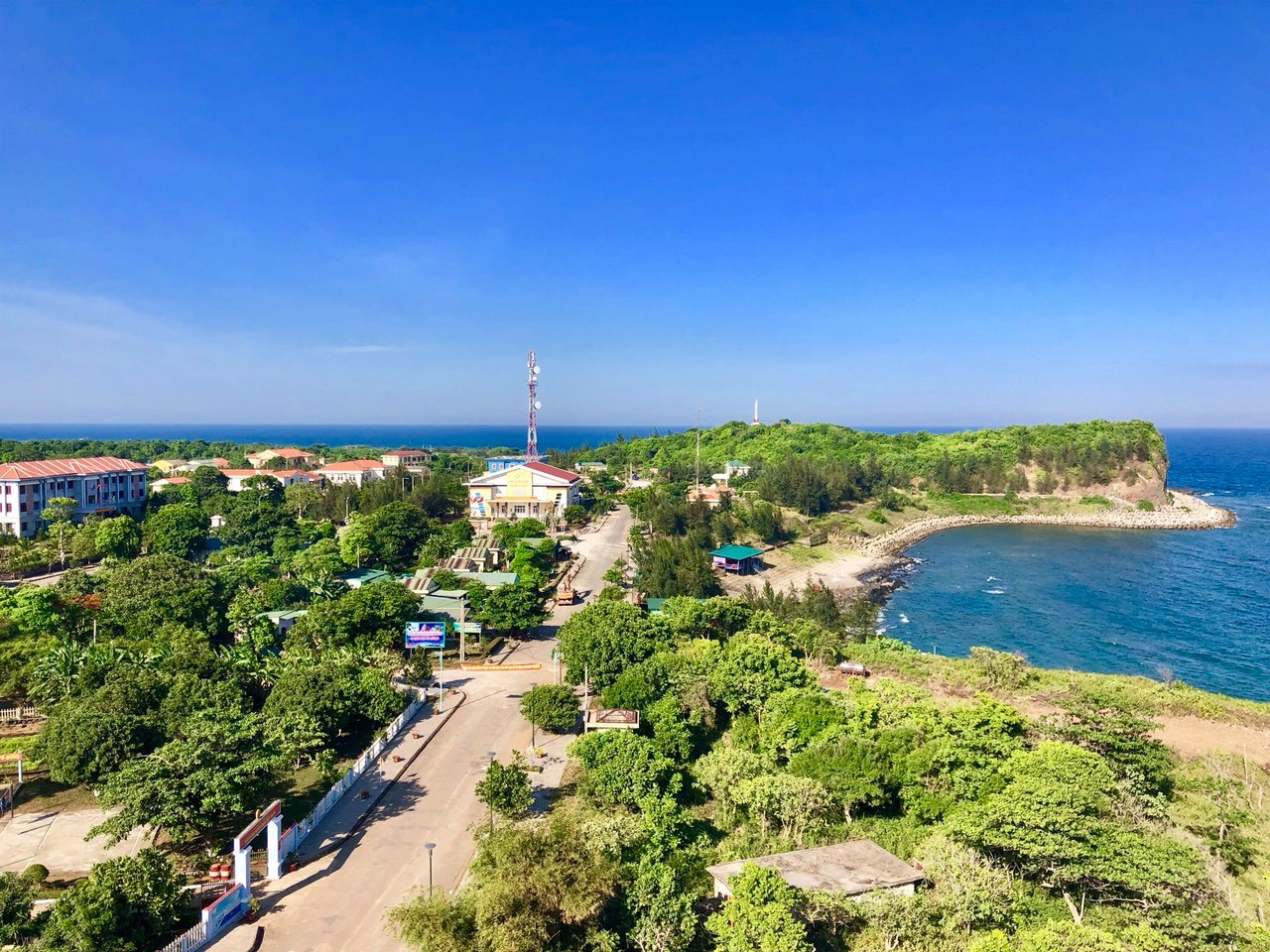 A view of Con Co island district, Quang Tri province.