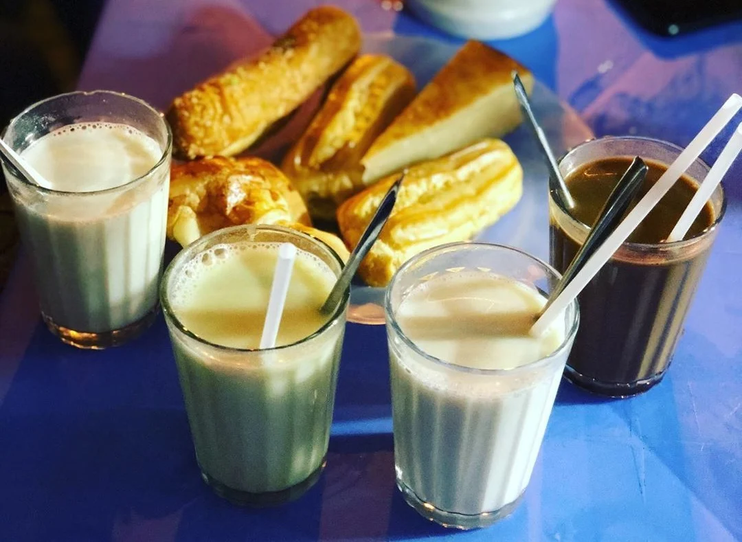 hot soy milk