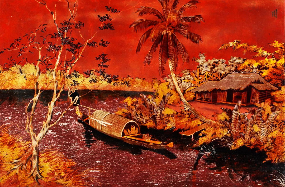hand-painted lacquerware