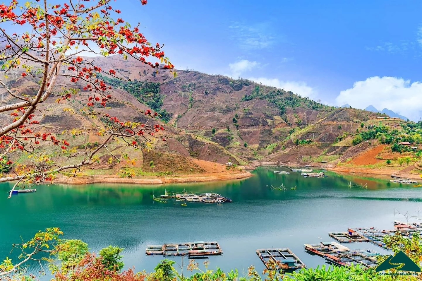 The reservoir of the Son La Hydropower Plant.