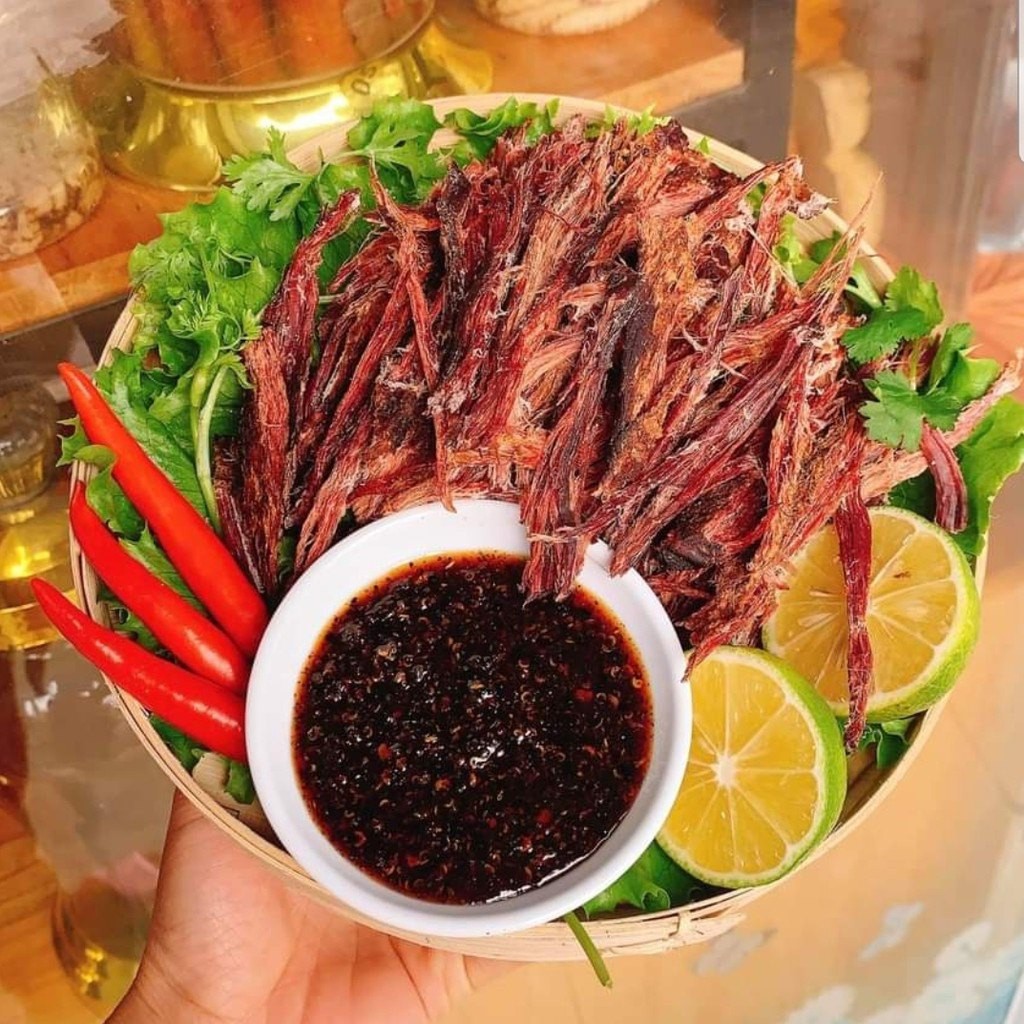 Smoked Buffalo Meat (Thịt Trâu Gác Bếp)