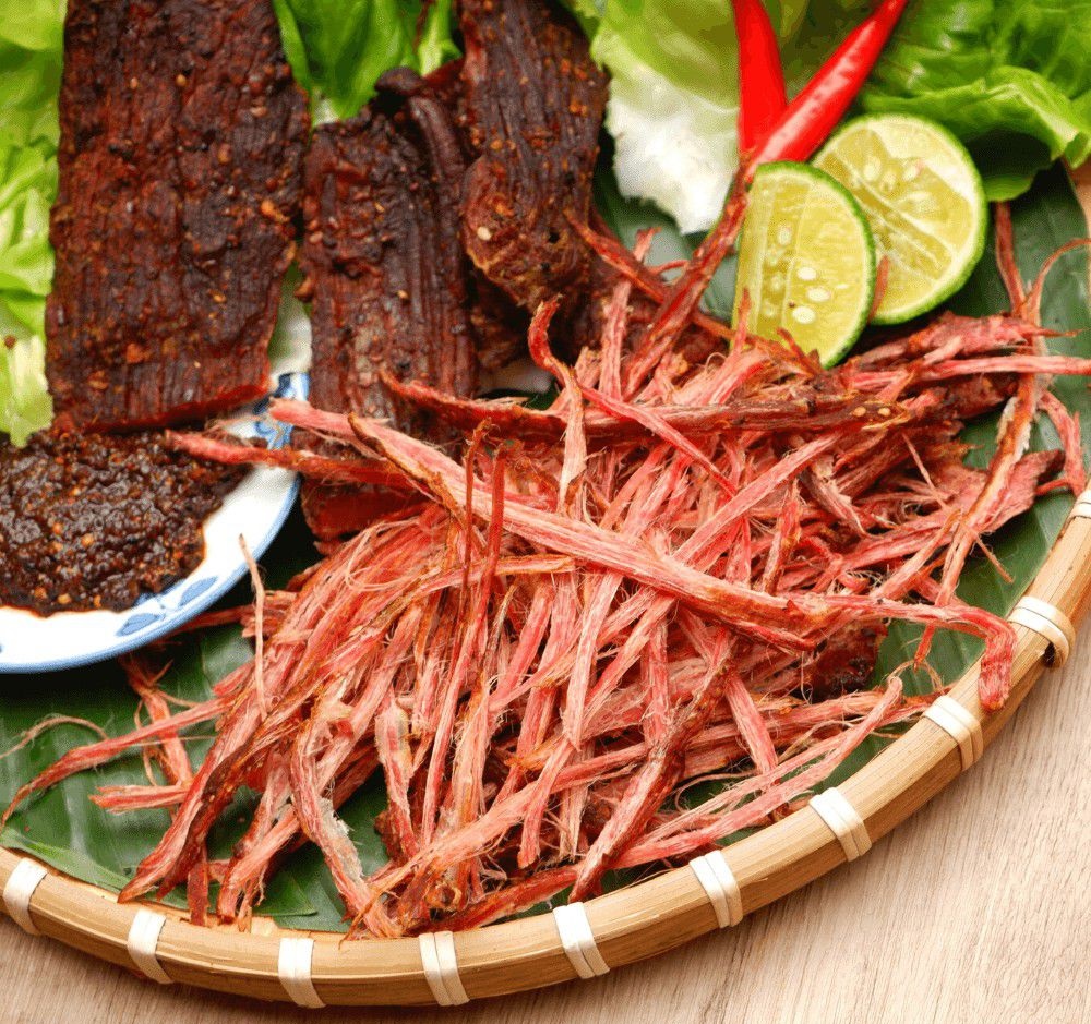 Trau Gac Bep (Smoked Buffalo Meat)