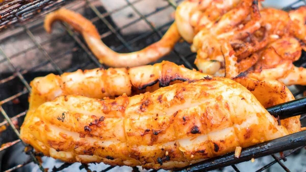 grilled squid