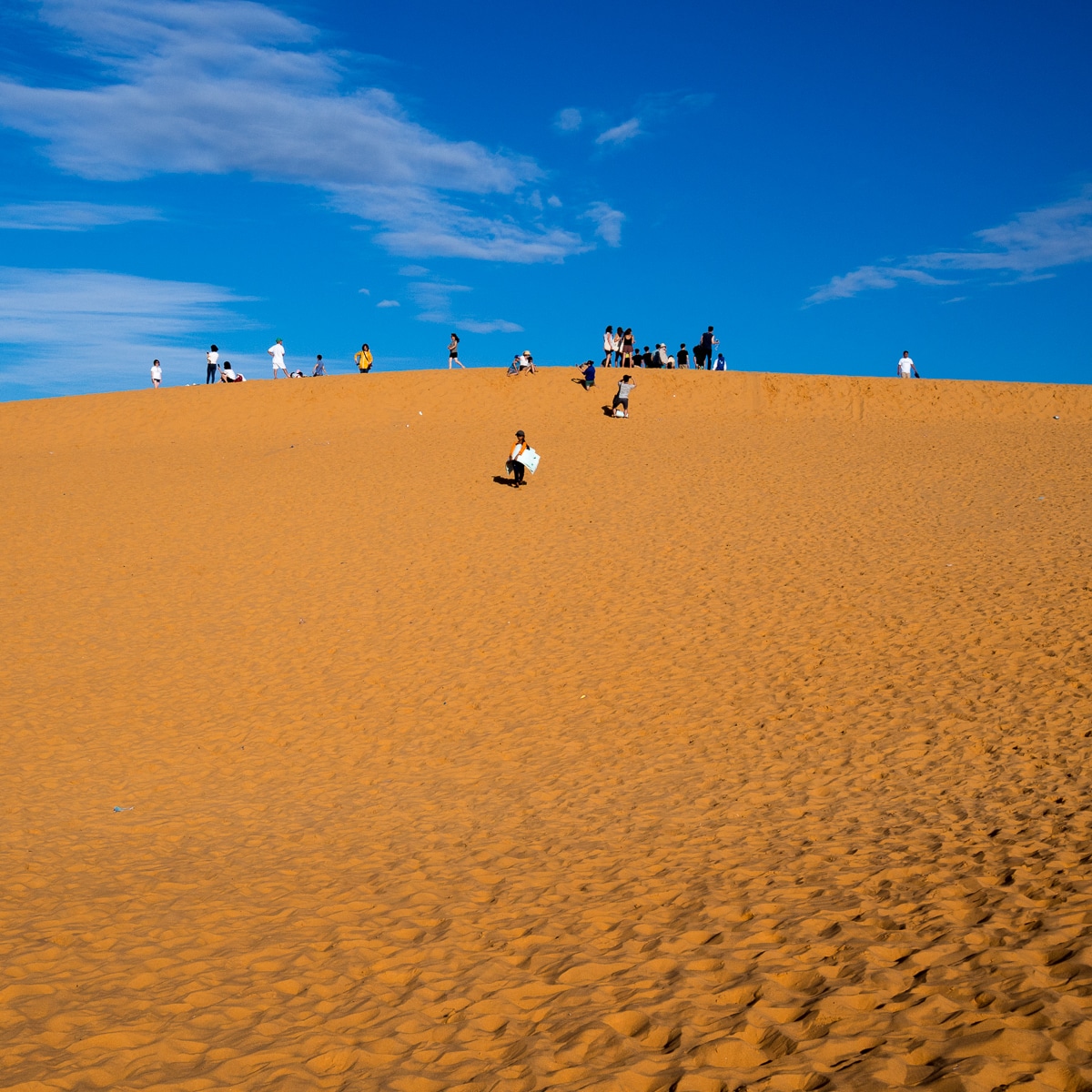 The Red and White Sand Dunes of Mui Ne