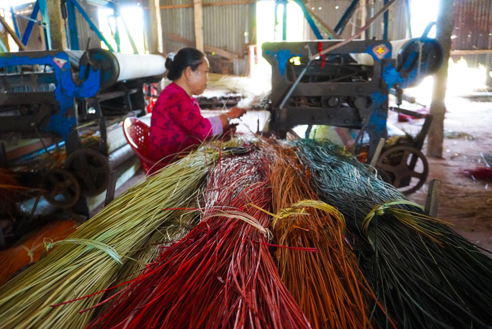 Handcrafted Rush Mats (Chiếu Cần Đước)