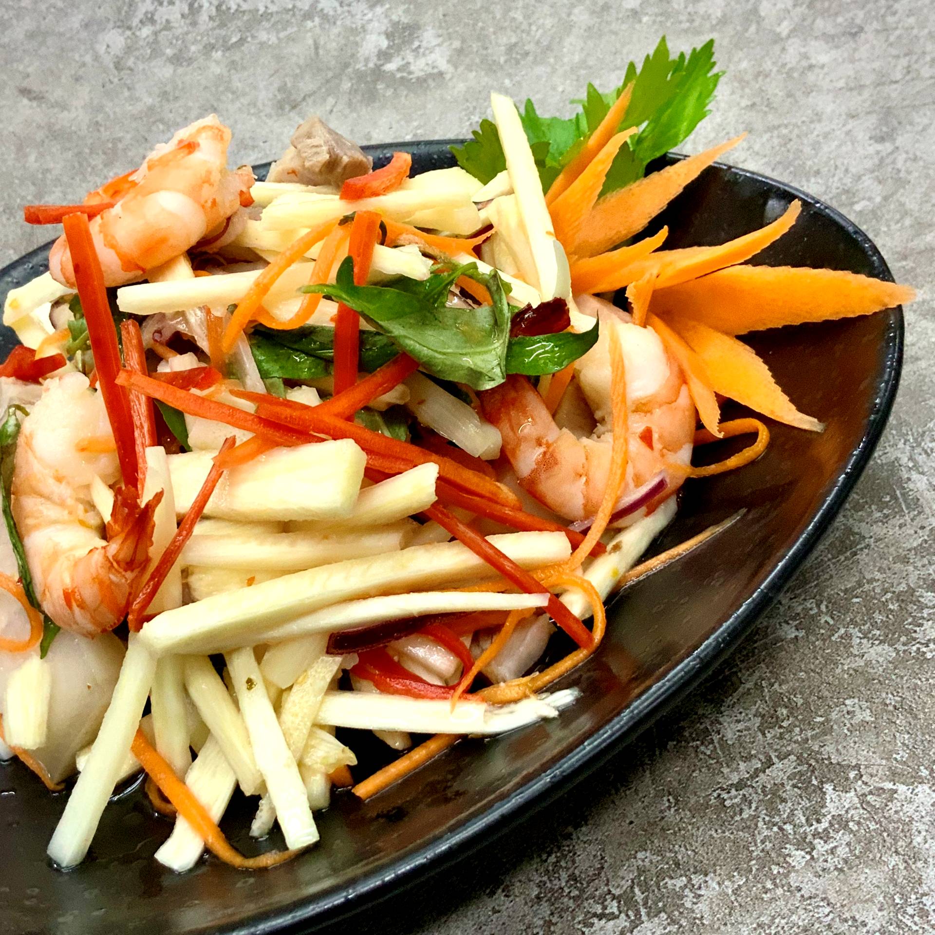 Coconut heart salad from Ben Tre