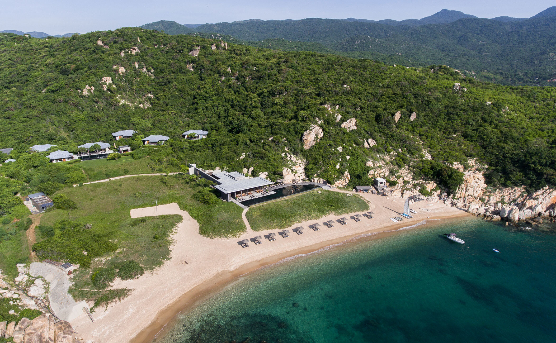 Amanoi Vinh Hy Resort is one of Vietnam's premier ultra-luxury tourism icons, situated in Vinh Hy Village, Vinh Hai Commune, Khanh Hoa Province (bordering Ninh Thuan).