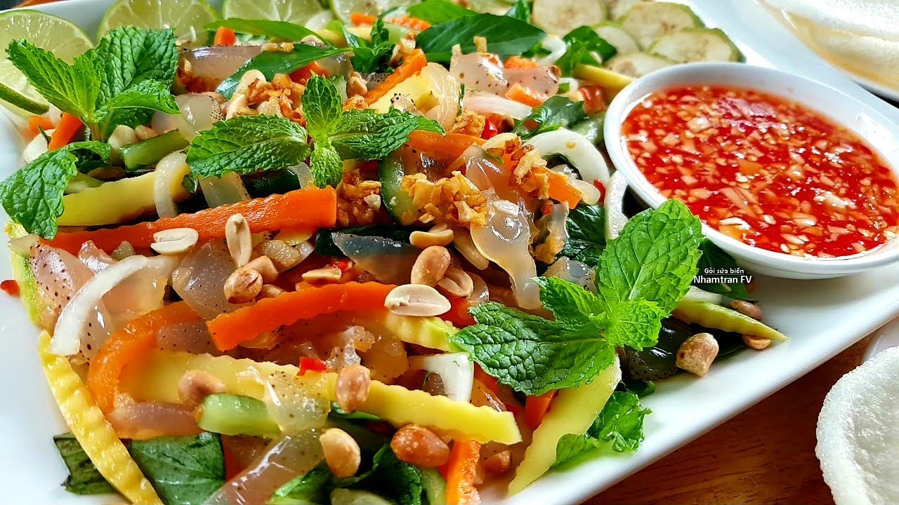Grilled Jellyfish Salad (Gỏi Sứa)