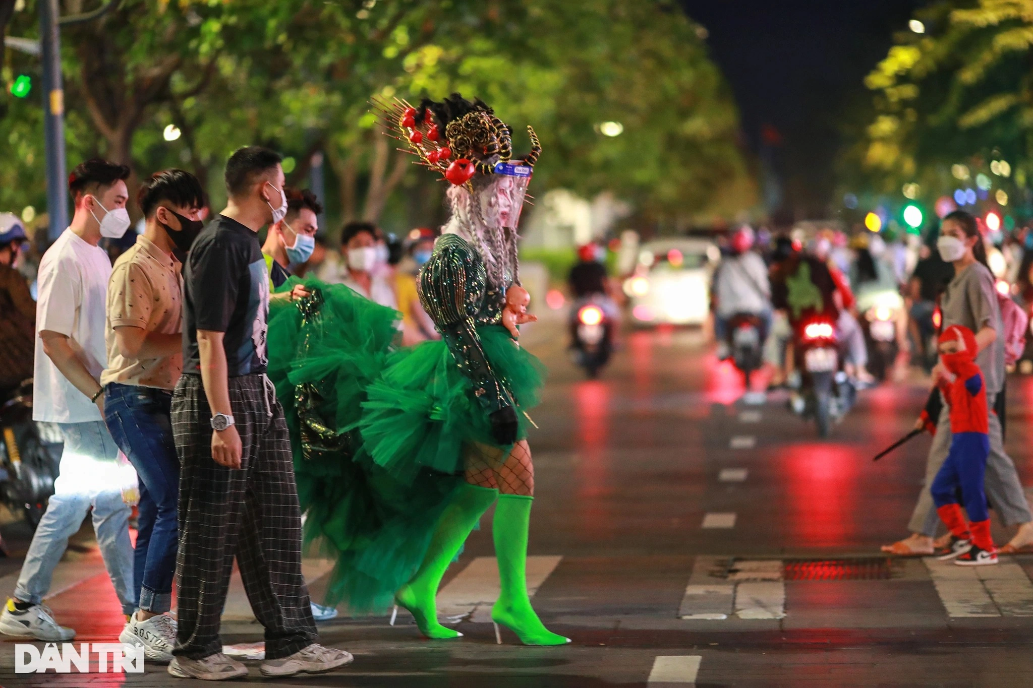 Halloween in Nguyen Hue Walking Street, Ho Chi Minh City