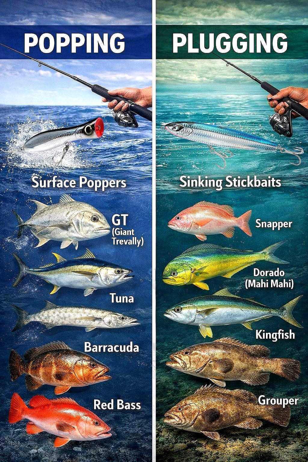 Heavy Popping & Stickbaiting