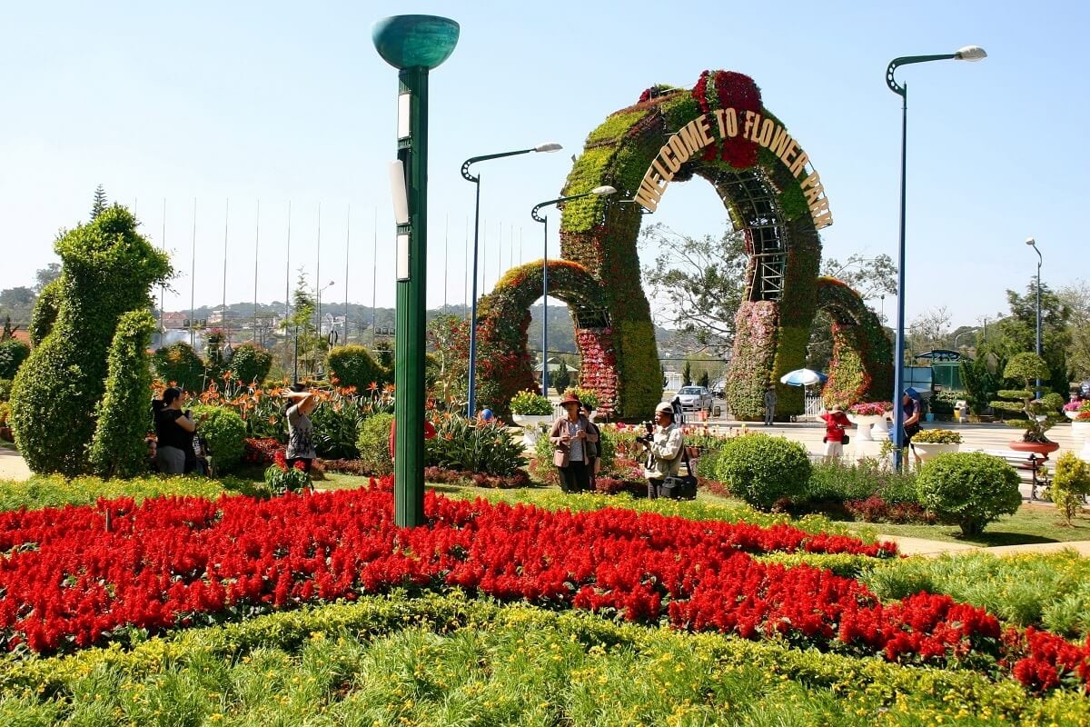 Da Lat is known as the City of a Thousand Flowers.