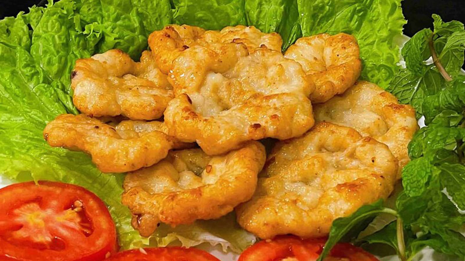Grilled squid cakes (Chả Mực Hạ Long)