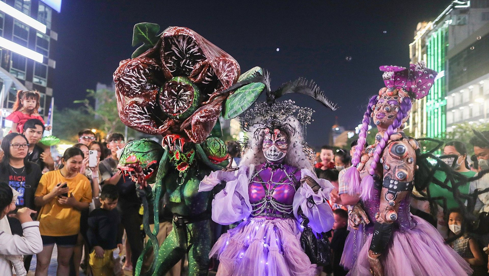 Halloween in Nguyen Hue Walking Street, Ho Chi Minh City