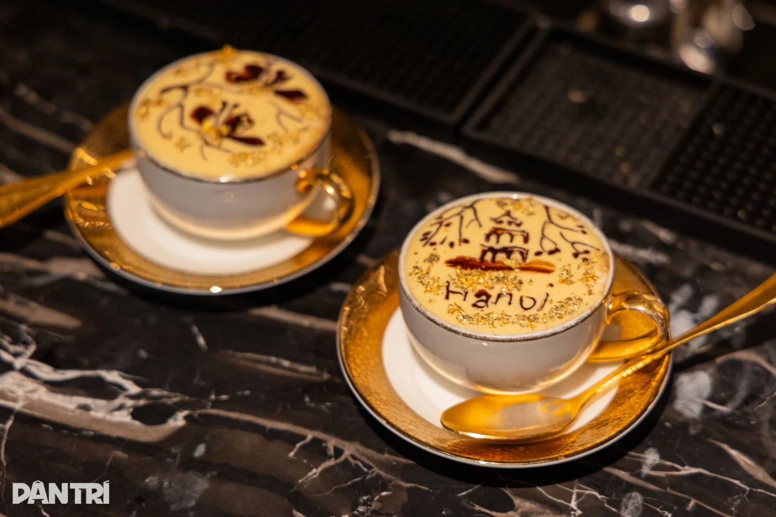 Enjoy the famous egg coffee in Hanoi.